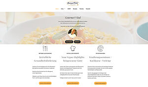 Websitereferenz Gourmet Vital