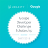 Udacity und Google Webdevelopper Scholarship Badge