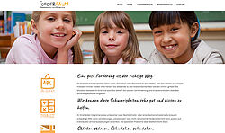 Thumbnail Typo3 Website für Förderraum - Pädagogische Lernförderung