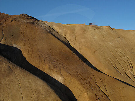 Iceland red mountains