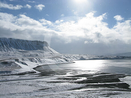 Iceland during Winter Landscape
