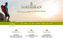 Website "Hotel Schlossblick" Umsetzung mit Typo3