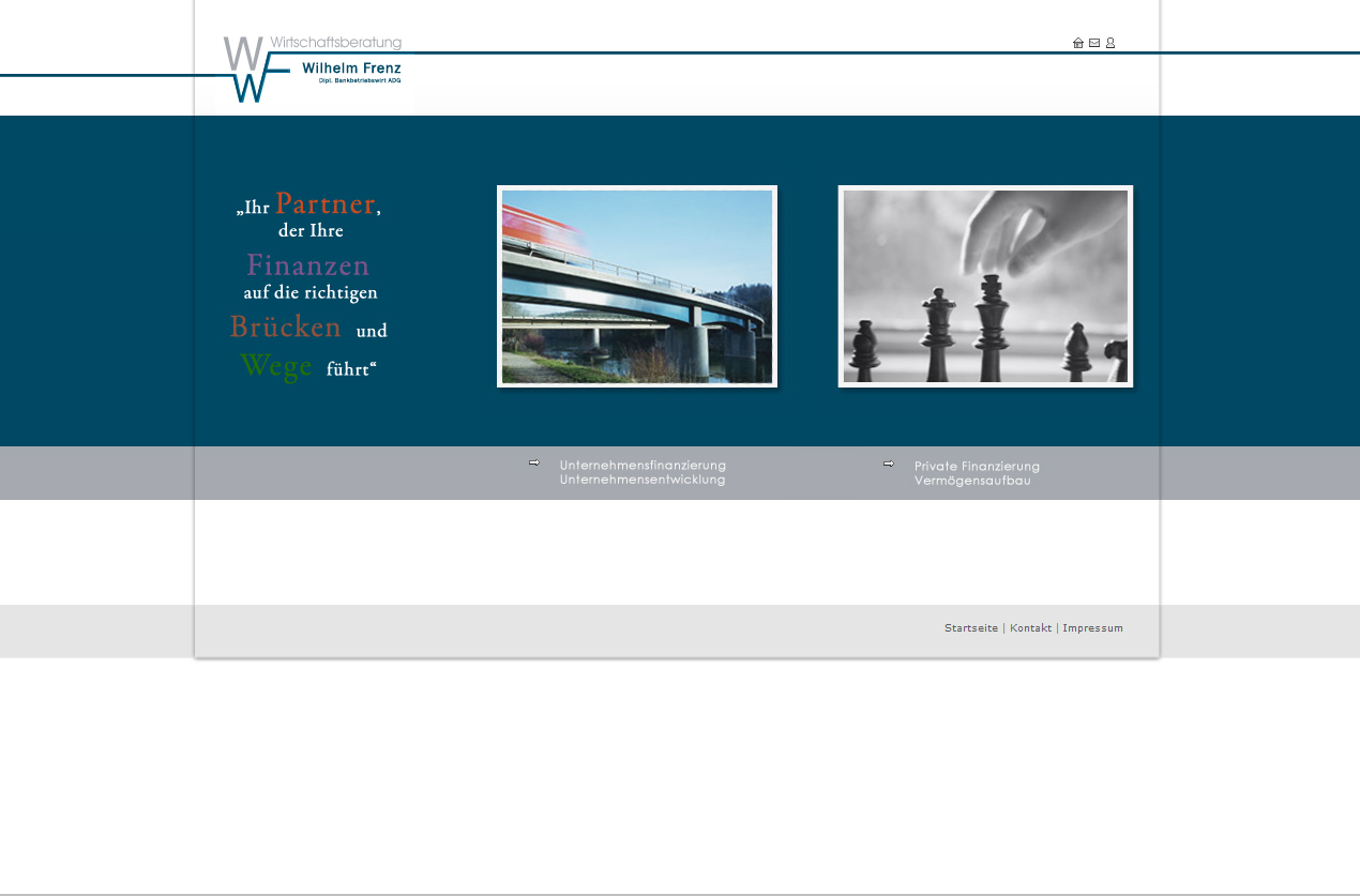 Website für Wirtschaftsberatung Frenz