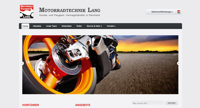 Websitereferenz Motorradtehnik-Lang